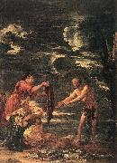 ROSA, Salvator Odysseus and Nausicaa st USA oil painting reproduction